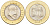 Турция 50 курушей 2005 Кемаль Ататюрк KM 1168 биметалл аUNC 4561-114