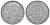 Франция 2 франка 1959 KM 886а.1, Le Franc 269.19 алюминий 4123-414
