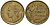 Франция 10 франков 1951 B, петух KM 915.2, Le Franc 363.5 алюминиевая бронза 4159-914