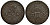 ИРЛАНДИЯ 1/2 ПЕННИ 1813 ТОКЕН, DUBLIN, ПРОМЫШЛЕННОСТЬ медь 1525-1033