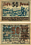 ШТОРМАРН 50 ПФЕННИГОВ 1920 НОТГЕЛЬД, 24 ИЮНЯ 1920, ЗЕМЛЯ ШЛЕЗВИГ-ГОЛЬШТЕЙН Grabowski S115.1 бумага 8608-14-3-1