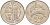 Исландия 5 крон 1981 дельфины KM 28 медно-никель 4556-1013