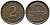ГЕРМАНИЯ 2 РЕЙХСПФЕННИГА 1924 A KM 38, J. 314 бронза 24-733