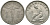 БЕЛЬГИЯ 1 ФРАНК 1934 BELGIQUE KM 89 никель 51-2133