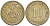 ГЕРМАНИЯ 10 ПФЕННИГОВ 1910 A KM 12, J. 13, Weege 8 медно-никель 212-131