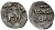ВЕЛИКОЕ КНЯЖЕСТВО МОСКОВСКОЕ ДЕНГА 1535 - 1547 ИВАН IV ВАСИЛЬЕВИЧ, МОСКОВСКИЙ МОНЕТНЫЙ ДВОР, 0,34 ГР ГиК №41 серебро 262-1052