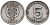 ГДР 5 пфеннигов 1948 A KM 2 алюминий 201-1042