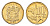 ЮАР 10 центов 1999 герб, цветок алоэ KM 161 сталь плакированная бронзой UNC 4694-755