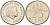 Нидерланды 25 центов 1968 Юлиана (1949-1980) KM 183 никель    4174-654