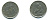 БЕЛЬГИЯ 2 ФРАНКА 1923 BELGIQUE KM 91.1 никель 83-1046