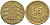 ГЕРМАНИЯ 10 РЕНТЕНПФЕННИГОВ 1924 A KM 33, J.309, Weege 8 алюминиевая бронза 202-235