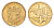ЮАР 10 центов 1999 герб, цветок алоэ KM 161 сталь плакированная бронзой UNC 4694-756