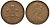 Великобритания 2 пенса 1971 Елизавета II (1952-2022) KM 916, Spink 4235 (C1) бронза 4182-654