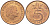 Нидерланды 5 центов 1976 Юлиана (1949-1980) KM 181 бронза 3856-513