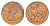 Остров Мэн 1 пенни 1980 Елизавета II (1952-2022) KM 59 бронза UNC 4647-149