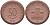 Фрайберг 50 пфеннигов 1921  Men05 8084.7, Men05 8084.8, Men22.2 10080 фарфор   1085-10-14