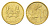 Марокко 10 сантимов 2012 Y 136 сталь плакированная латунью UNC 4588-1248