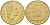 Италия 200 лир 1981 R, шестерня KM 105 алюминиевая бронза 4551-456