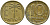 Израиль 10 агора 1967 JE5727 KM 26 алюминиевая бронза 98-244
