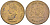 Индия, Гвалиор (Gwalior) 1/2 анна 1942 VS1999 Madho Rao (1886-1925), вес 2,97 гр. KM 179 латунь 68-311