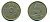 ЕГИПЕТ 5 МИЛЛИМОВ 1941 ФАРУК (1936-1952) KM 363 медно-никель 41-223