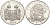 Сьерра-Леоне 1 доллар 2006 серия динозавры, трицератопс KM 310 медно-никель UNC M20-20