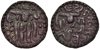Цейлон  1197 Виджая Баху II (Vijiaya Bahu II) Mitchainer NIS 836 медь    1531-222