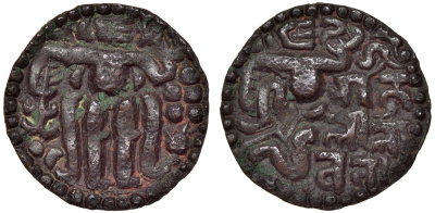 Цейлон  1197 Виджая Баху II (Vijiaya Bahu II) Mitchainer NIS 836 медь    1531-222