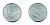 ИТАЛИЯ 10 ЛИР 1955 R, КОЛОСЬЯ, ПЛУГ KM 93 алюминий 23-1154