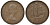 Великобритания 1/2 пенни 1957 Елизавета II (1952-2022) KM 896, Spink 4158 бронза 4122-244