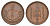Монголия 2 мунгу (менге) 1925 KM 2 медь 4638-426