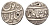 Индия, Империя Великих Моголов 1 рупия ND (1719-1748) AH (1131-1161), Мухаммад Шах (1719-1748) KM?436.34 серебро 1516-1313