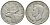 Канада 25 центов 1943 Георг VI (1936-1952), олень KM 35 серебро 93-116