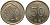 Южная Корея 50 вон 1987 KM 34 медь цинк никель UNC 4182-1033