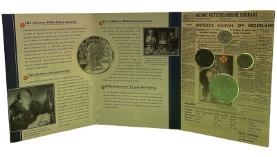 Нидерланды набор из 3 монет по 25 центов + 10 экю различные типажи монет времен правления королевы Вильгельмины 7-6-1-33