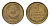 СССР 1 копейка 1991 М Y 126a латунь UNC 4684-552