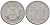 ГДР 50 пфеннигов 1958 A KM 12.1 алюминий 4575-146