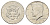 США 1/2 доллара (50 центов) 1964 D, Джон Кеннеди, год-тип KM 202 серебро aUNC 1527-1221