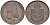 Бразилия 10 реалов (рейсов) 1869 Брюссель, Педро II KM 473 бронза     633-733