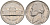 США 5 центов 1964 Джефферсон KM А192 медно-никель 92-1054