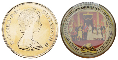 Великобритания 25 пенсов 1981 памяти Леди Диана - 1961-1997 11-086-33