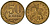 Россия 50 копеек 1997 СПМД KM 603 латунь aUNC 4167-1125