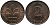 ФРГ 2 пфеннига 1977 F KM 106a, J.381a сталь плакированная медью 99-231