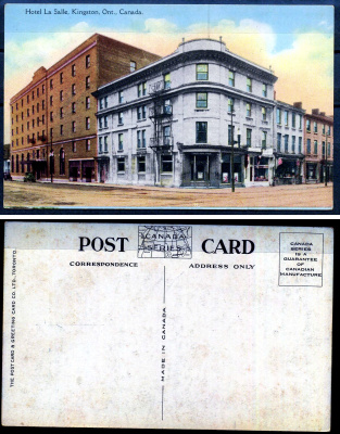 Канада post card - открытка Отель Ла-Саль, Кингстон 2193-64