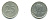 ТУРЦИЯ 25 КУРУШ 2005 KM 1167 медь никель цинк 176-1036