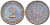 ГЕРМАНИЯ 2 ПФЕННИГА 1874 C, СТАРОГЕРБОВКА KM 2, Jager 2, Weege 3 медь 4546-533