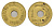 Турция 1 куруш 1950 KM 881 латунь 4676-1124