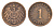Германия 1 пфенниг 1898 A, Вильгельм II (1888-1918) KM 10, J. 10 медь 4658-814