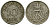 Дания 10 эре 1957 C; S, Фредерик IX (1947-1972) KM 841 медно-никель 4174-228