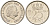 Нидерланды 25 центов 1980 Юлиана (1949-1980) КМ 183 никель    4124-159